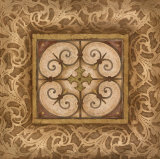Scroll Medallion I Poster by Eugene Tava