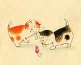 Playful Kittens I Kunstdrucke von Kate Mawdsley