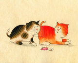 Playful Kittens II Posters by Kate Mawdsley