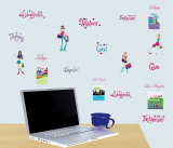 Shopping Girls Wall Decal