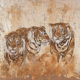 Les Tigres I Print by Carole Ivoy