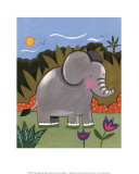 Bébé éléphant Affiches par Sophie Harding