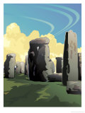 A View of Stonehenge in Southern England Posters