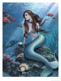 A Mermaid in the Ocean Prints