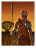 An African Warrior Posters