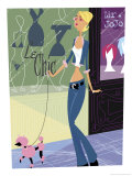 Woman Walking Dog Posters Woman Walking Dog Posters