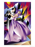 Elegant Couple Dancing Prints