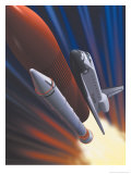 Space Shuttle Taking Off Affiches