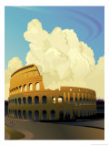 A View of the Coliseum in Rome Prints