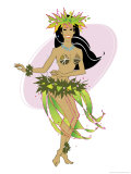 Hula Dancer Posters