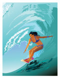 Female Surfer Posters