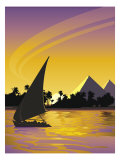 Nile River, Egypt Affiches
