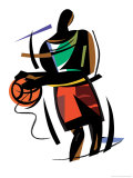 Basketball Player Affiche