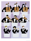 Texture, Orchestra, Grouped Elements Affiche