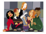 Fondue Party Art