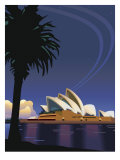 A View of the Sydney Opera House in Sydney, Australia Prints