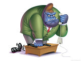 Gorilla as Angry Businessman Posters Gorilla as Angry Businessman Posters