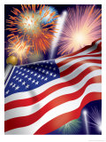 4th of July Fireworks Art