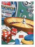 Texture, Gambling Montage, "Fortune," "$" Affiches