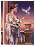 Aphrodite Feeding a Dove Posters