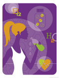 Female Physical Fitness Montage Plakater