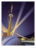 A View of the Cn Tower in Toronto Pósters A View of the Cn Tower in Toronto Pósters