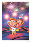 Kids with Sparklers Prints