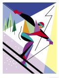 A Downhill Skier Plakáty A Downhill Skier Plakáty