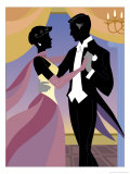 Couple Ballroom Dancing Prints
