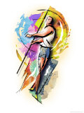 Javelin Thrower Affiches
