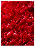 Bubbly Red Texture Plakater