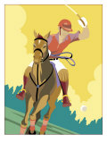 A Caucasian Young Adult Male Playing Polo Poster