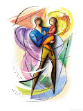 Man with Child Poster