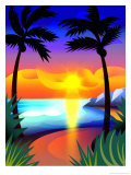 Tropical Sunset Prints