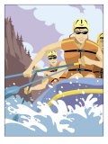 White Water Rafting Prints