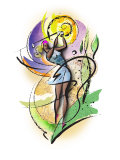 Woman Golfer Posters