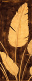 Tropical Palm Triptych II Print by David Parks