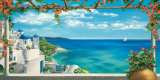 Village in Greece Art by Robert Dominguez