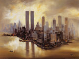 Reflections of Manhattan Kunstdrucke von Alexander Moore
