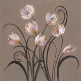 Dancing Tulips Print by Nel Whatmore