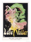 Loie Fuller reproduction procédé giclée par Jules Chéret