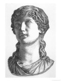Agrippina Noble and Heroic Roman Woman Wife of Germanicus Mother of Caligula Giclee-trykk av P. Beckert