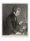 Michael Faraday English Scientist Giclee Print by J. Cook