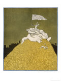 President Wilson Mounted on Morgan's Gold-Mountain ジクレープリント - オラフ・Gulbransson President Wilson Mounted on Morgan's Gold-Mountain ジクレープリント - オラフ・Gulbransson