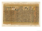 Book of the Dead: Ani Adores Triad of Gods Giclee Print by E.a. Wallis Budge