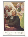 Johann Sebastian Bach German Organist and Composer Conducts the Whitsunday Cantata Giclee Print by O. Friedrich
