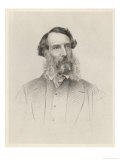 Edward John Eyre, Australian Explorer and Governor of Jamaica Giclee-trykk av J. Brown