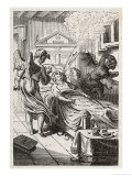 The Soul of a Man Departs His Body at the Moment of Death Giclee Print by Collin De Plancy