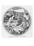 Scheherazade Dinarzade and the Sultan reproduction procédé giclée par Henry Justice Ford