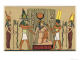 Isis She Suckles Horus in the Papyrus Swamps Giclee Print by E.a. Wallis Budge